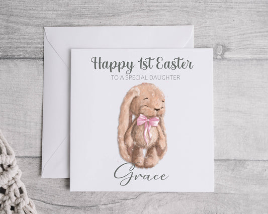 Easter Greeting Card Daughter - Pink