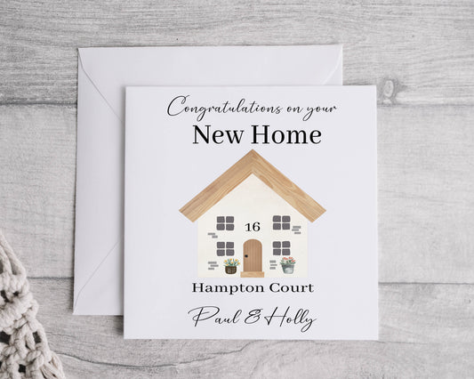 New Home Greeting Card - personalised