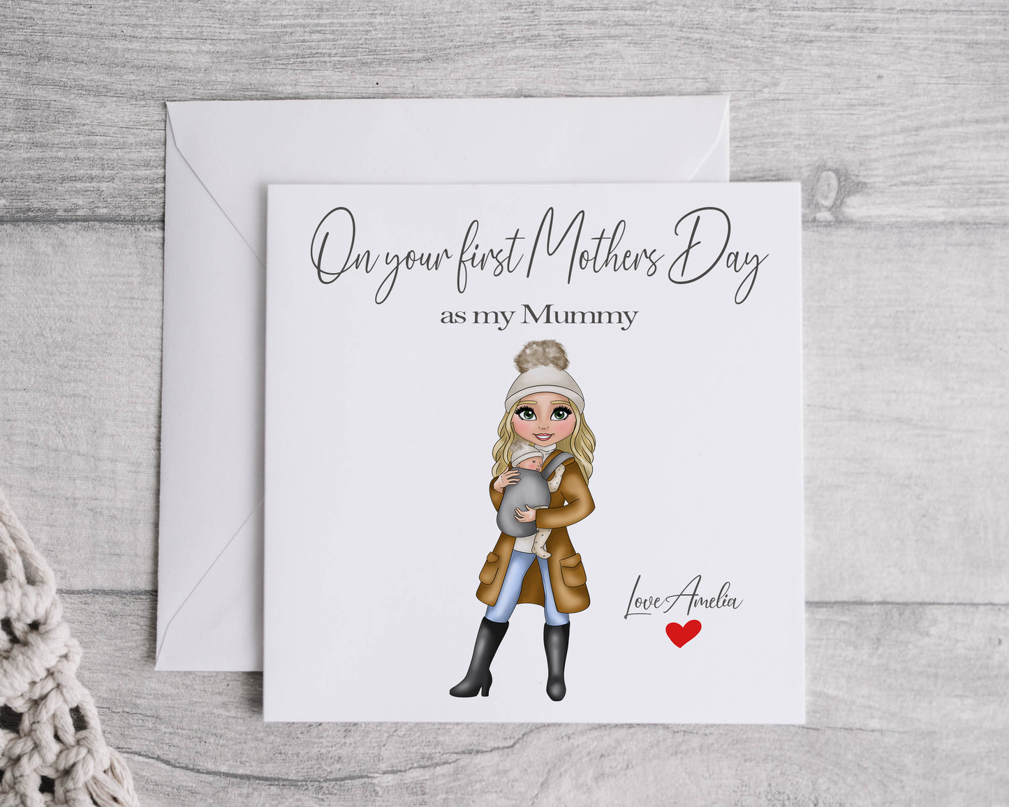 On your First Mothers Day Card