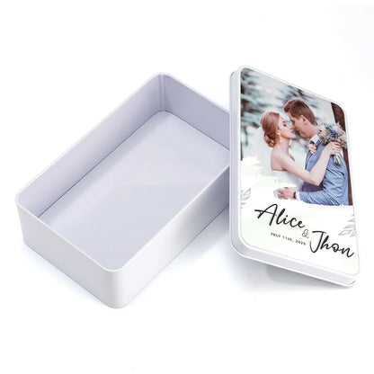 Personalised Rectangle Photo Tin